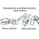 Kit joints haut-moteur Centauro Kawasaki KX125 (Années 88-89)